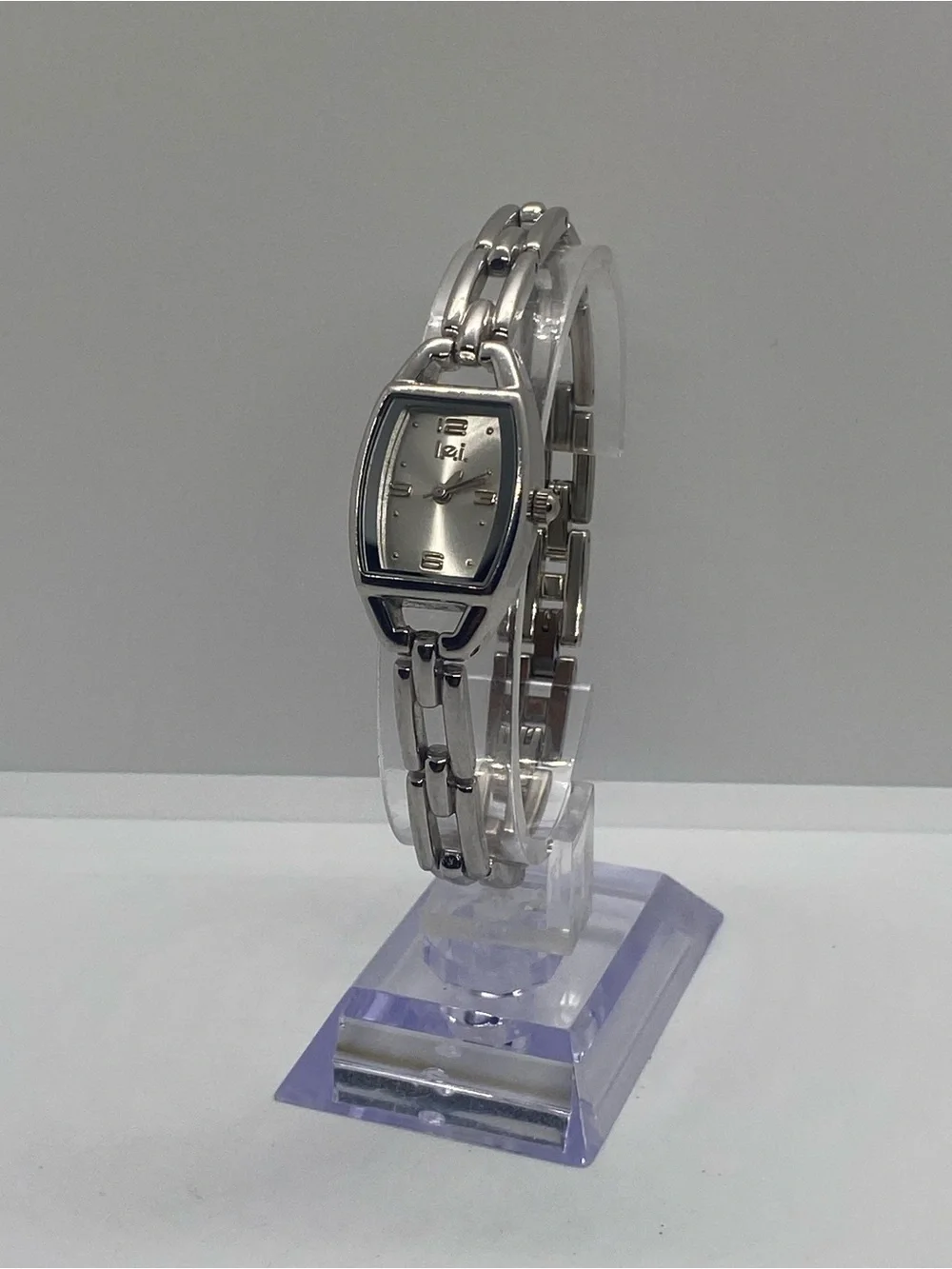 lei Silver Toned Women's Bracelet Watch